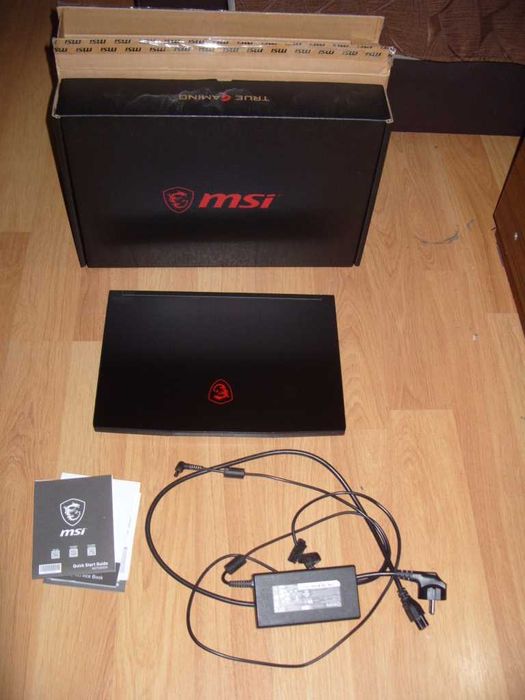 Лаптоп MSI GF63 Thin 10SCSR - 256GB+1TB, IPS 144Hz, 16RAM - 790лв