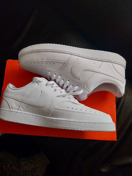 Nike court vision low,Full white