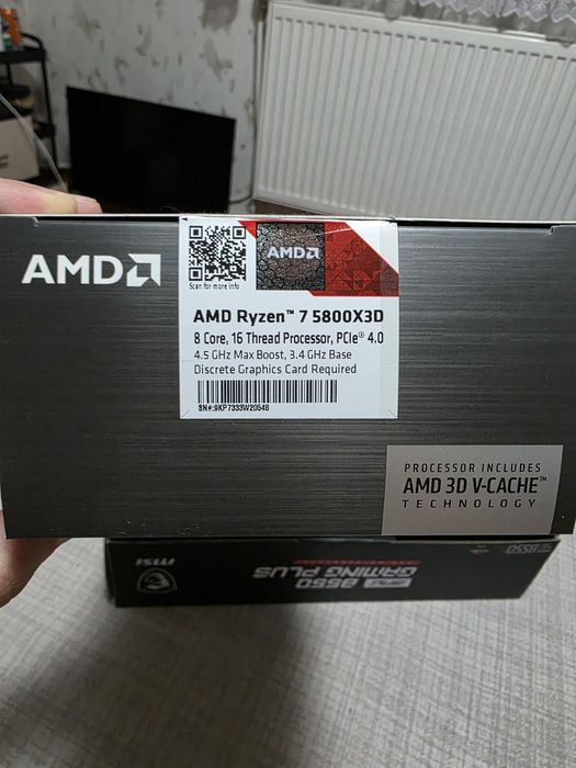 Ryzen 7 5800x3d, Msi Mpg B550, 32GB 3600 cl16, 500gb nvme