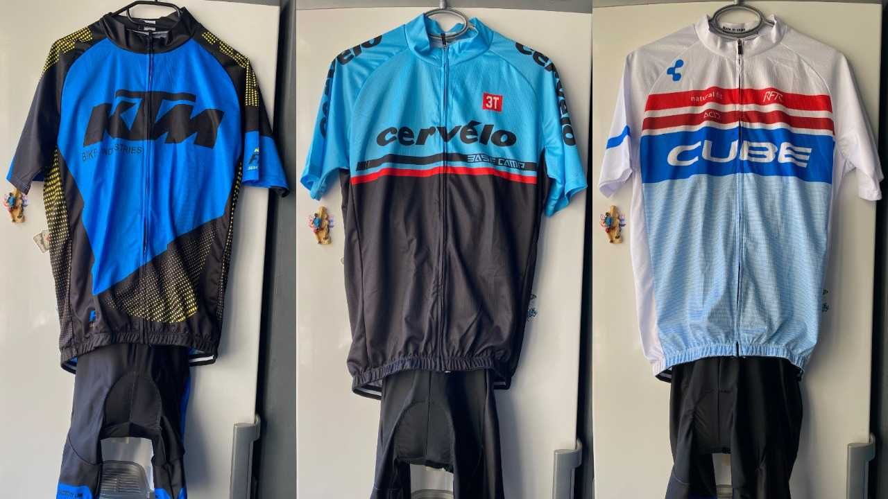 Costume vara ciclism sosea bretele si bazon modele noi