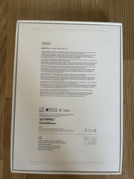 Tableta APPLE iPad Pro 11”(M4), 256 GB, 8 GB RAM, Wi-Fi