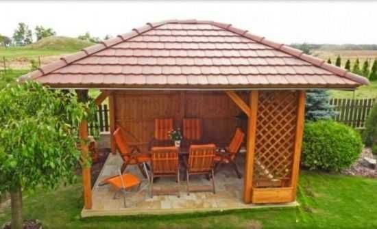 Foisoare si Terase din structura de lemn de vanzare la comanda