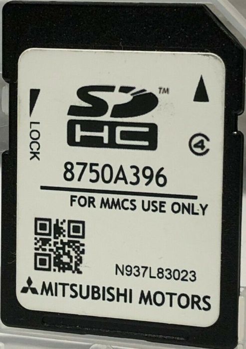 2024 Mitsubishi MMCS 8750A384 Sd Card Map Europe Сд Карта W-11 W-12