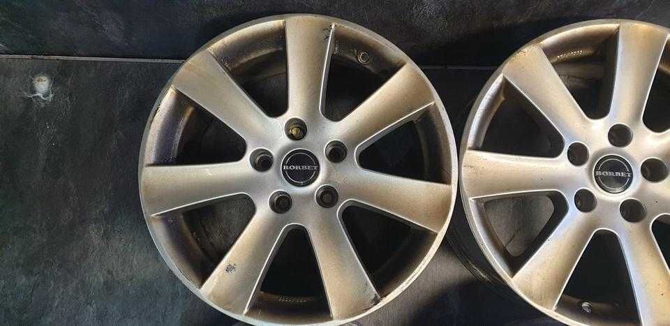 Borbet 5 112 17 алуминиеви джанти ЕТ50 7J VW Audi Seat Skoda Mercedes