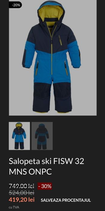 Salopeta Killtec iarna/ ski băiat mas.98/104