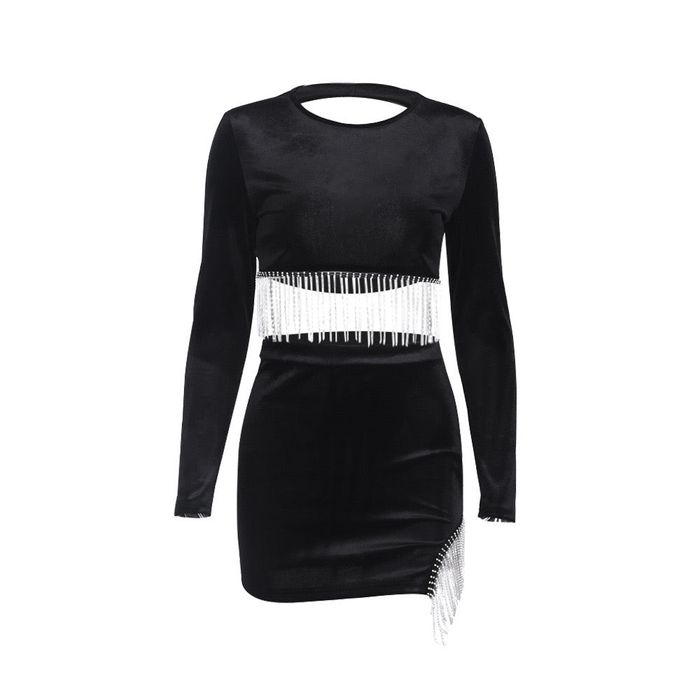 Парти сет с ресни XS размер