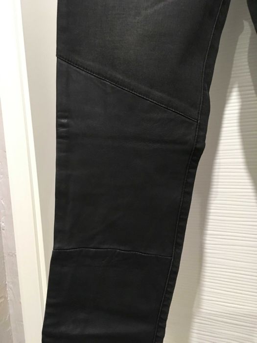 PINKO дамски дънки с естествена кожа US28