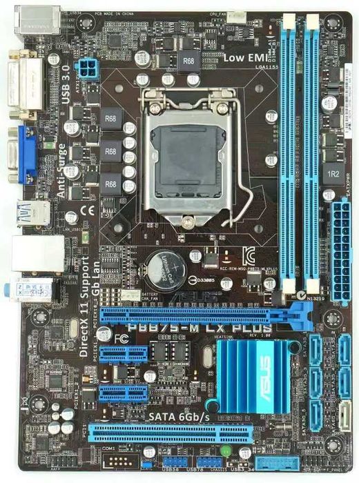 Дъно Дънна платка ASUS P8B75-M LX Plus 1155 DDR3