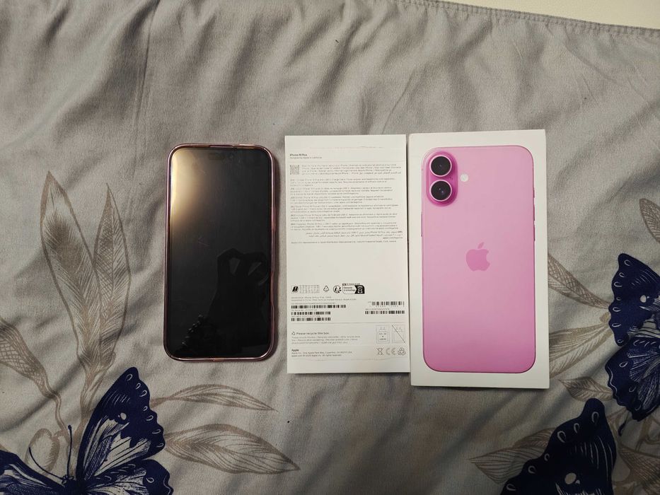 Iphone 16 Plus, 128GB, Pink (Roz), ca NOU
