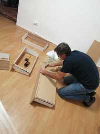 montare asamblare mobiler dresing sufragerie paturi birouri demontare