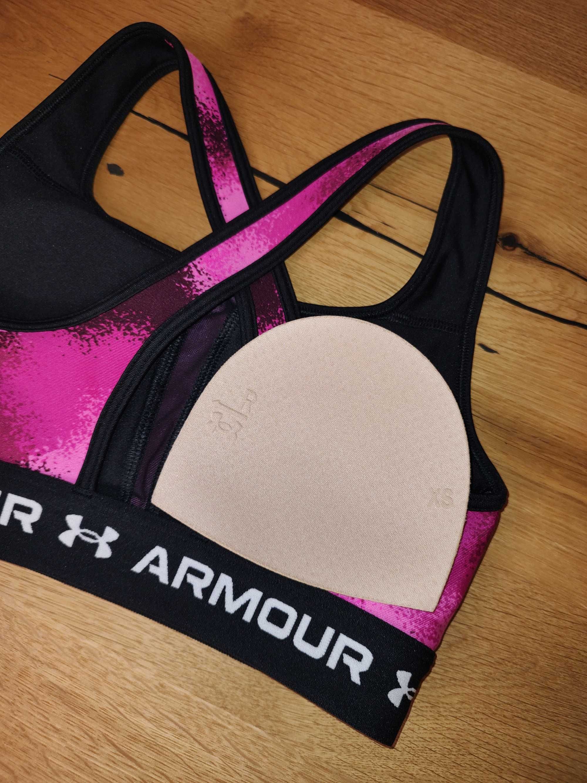 розово бюстие Under Armour