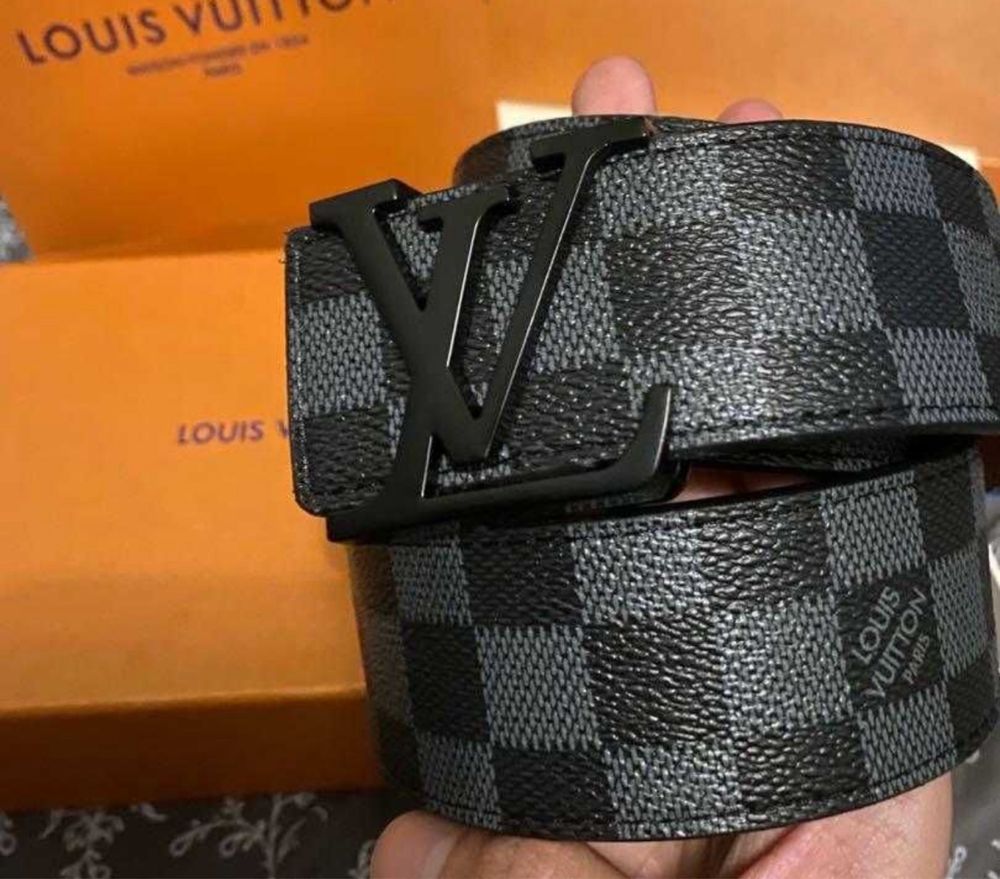 Curea din piele naturala PREMIUM Louis Vuitton LV