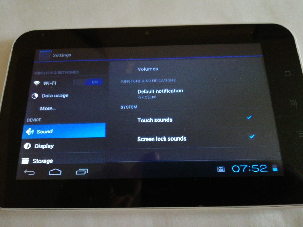 Tableta android version 4.03