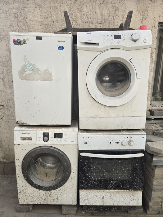 Продам б/у стиральную машину и электрическую плиту