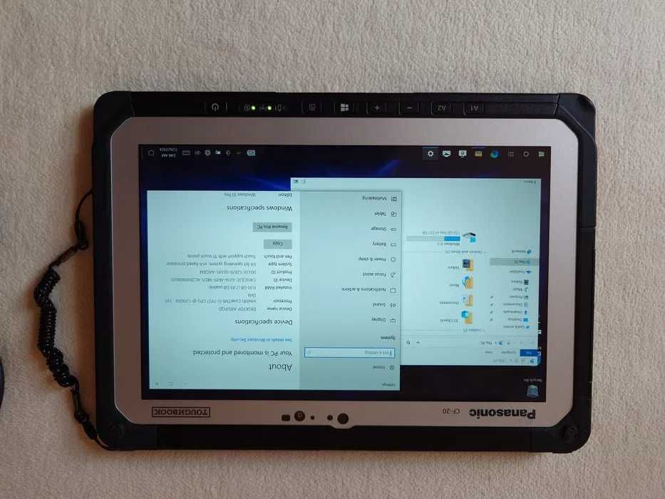 Tableta Rugged Panasonic CF-20 Intel M56Y57 8GB 256 SSD 4G Refurbished
