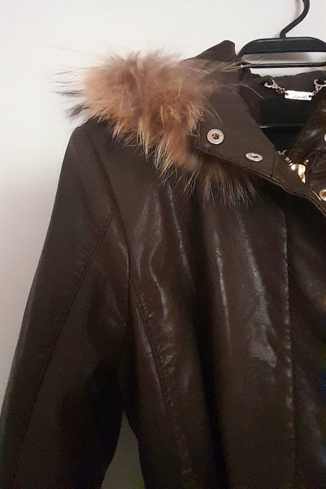 Палто Kensol еко кожа