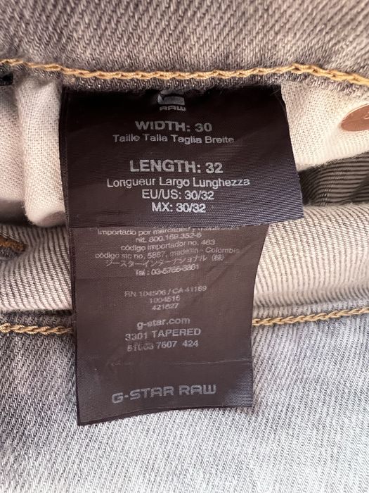 G-star Raw 3301 Tapared Jeans