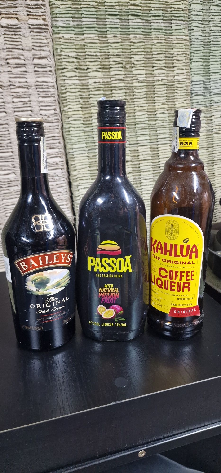 Sticle  goale băuturi alcoolice