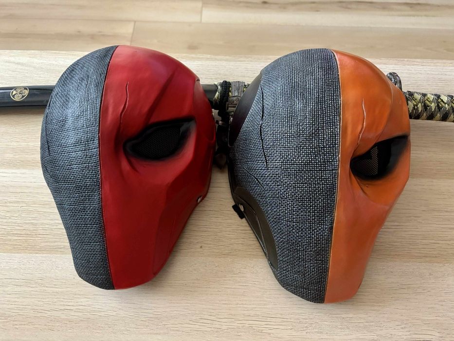 Маска DEATHSTROKE Red Hood Outlaw Kabuki Big Hero 6 Yokai Cosplay
