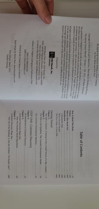 The Startup Owner's Manual de Steve Blank & Bob Dorf