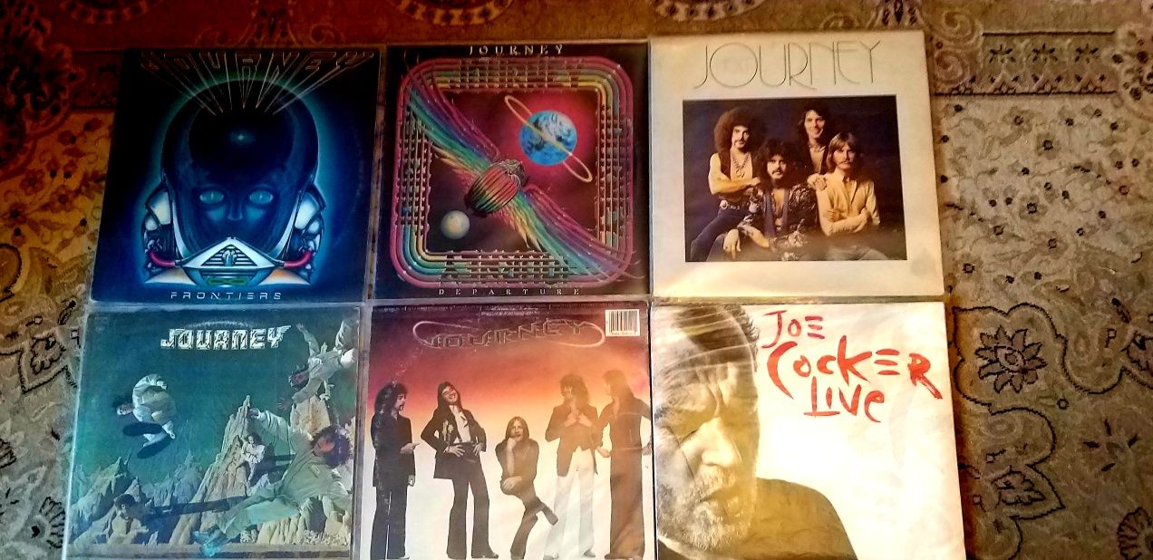 продам виниловые пластинки:'Journey-5LP,Joe Cocker-двойной.