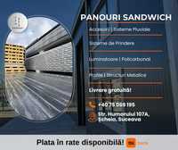 Panouri sandwich CALITATEA 1 - Plata in rate