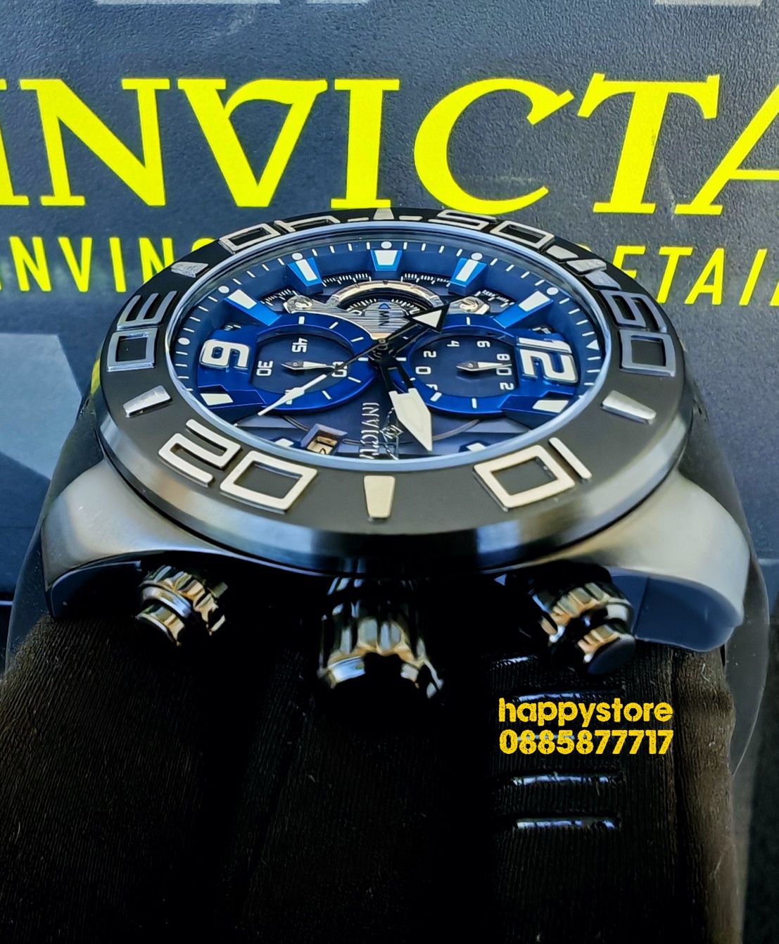 INVICTA Pro Diver Blue 50 mm, Инвикта нов ръчен часовник