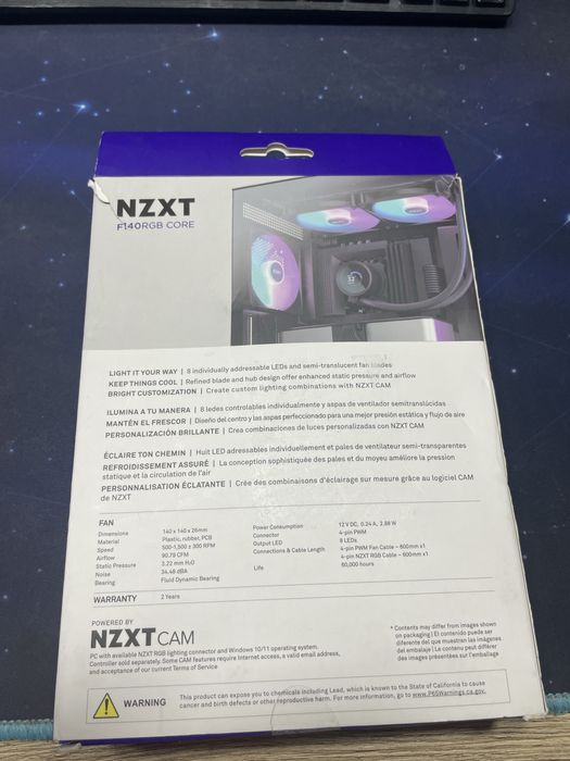 Ventilator nzxt pwm f140rgb Core