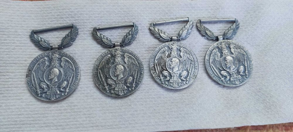 Medalie din Carpați peste Dunăre în Balcani 1913