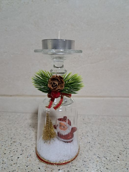 Pahar decorativ handmade