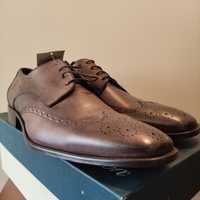 Мъжки луксозни обувки Италия 42 и 45 "VERO CUOIO"