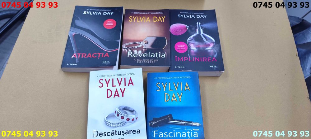 carte carti SYLVIA DAY 5 volume seria crossfire pret pe toate