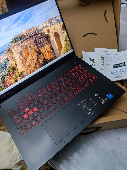 ASUS tuf gaming i5 12avlod noutbuk notebook ноутбук