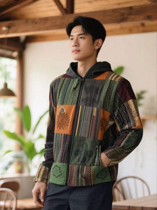 Толстовка / куртка утепленная новая (Непал)