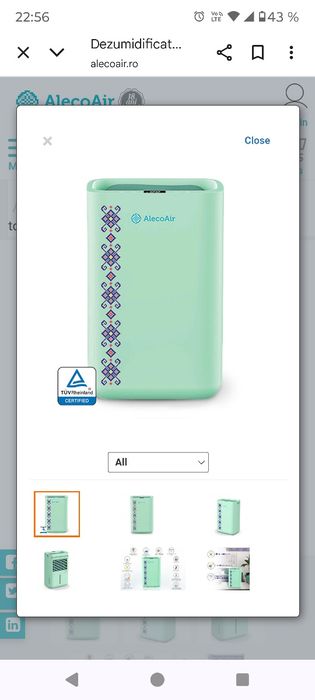Dezumidificator AlecoAir