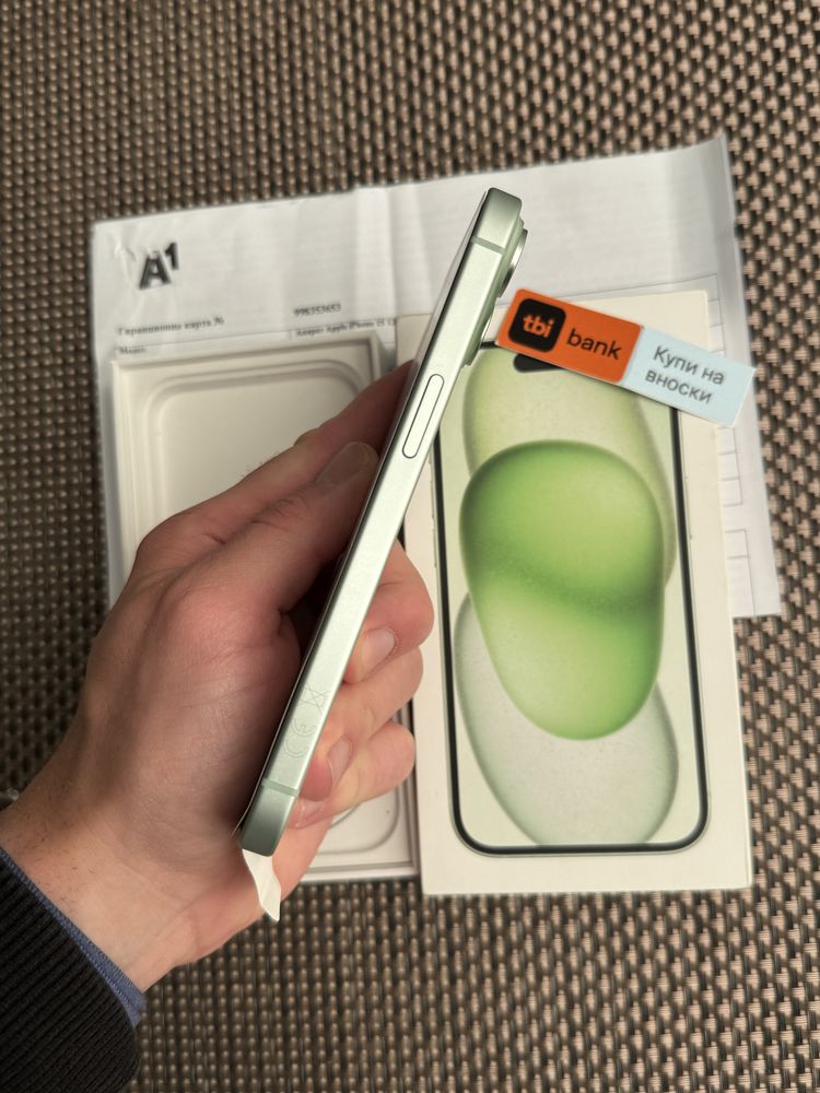 НОВ! /*ЛИЗИНГ*/ IPhone 15 128Gb Green / Айфон гаранция