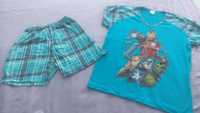 Памучни пижами за момче-размер 146-20лв.