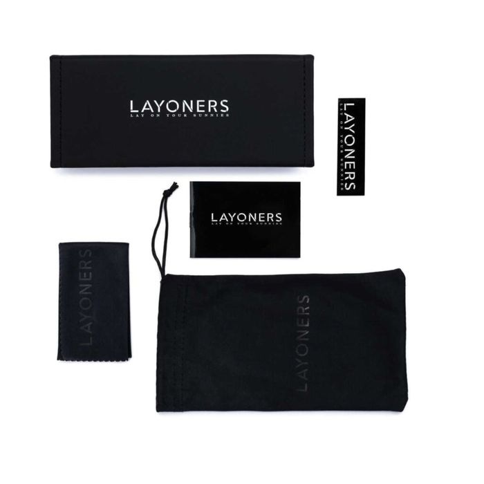 Слънчеви очила Layoners, чисто нови, пълен комплект
