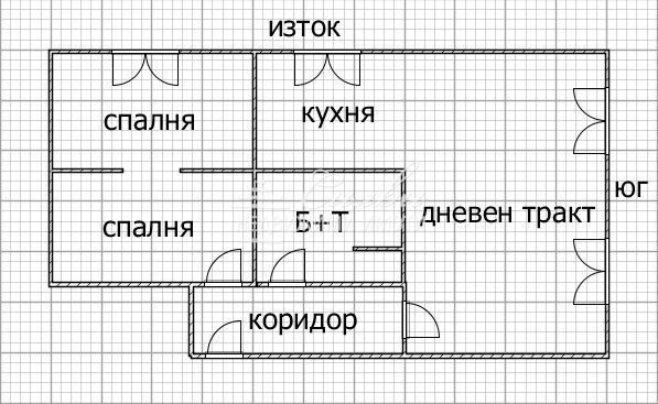 Двустаен ТУХЛЕН апартамент - кв. Пазара!