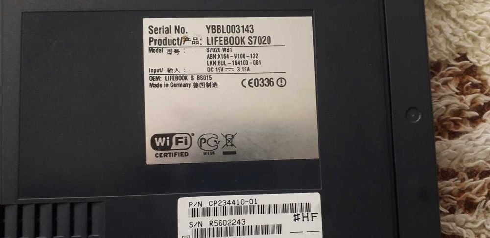 2бр.Лаптоп Fujitsu Siemens LifeBook S7020