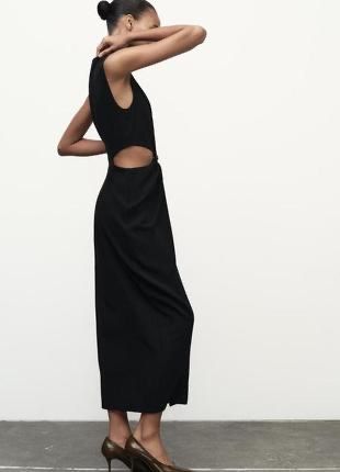 Официална черна Рокля Zara