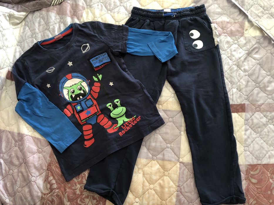 Дрехи за момче 6-7г (122 см) лека вата - комплекти, суичъри, долнище