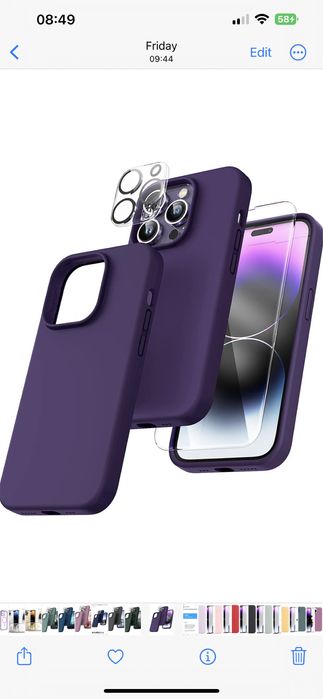 Husa Armour+Folie Camera +Folie Sticla HH Iphone 14/15/16/PRO/MAX/PLUS