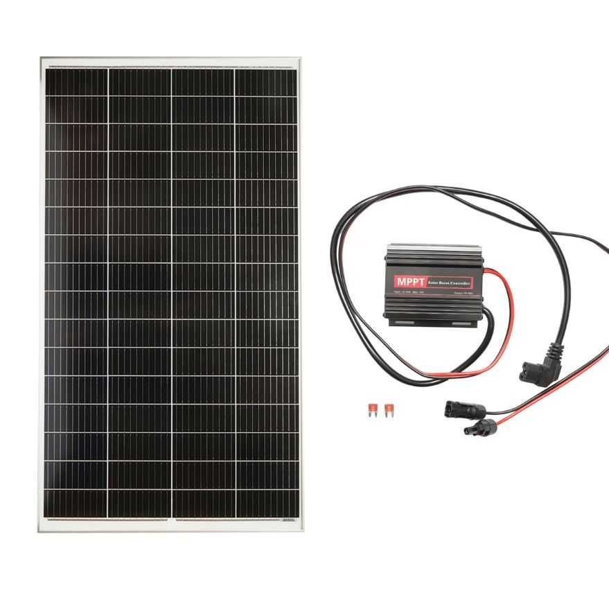 Kit incarcare cu panou solar fotovoltaic pt triciclu electric Agramix