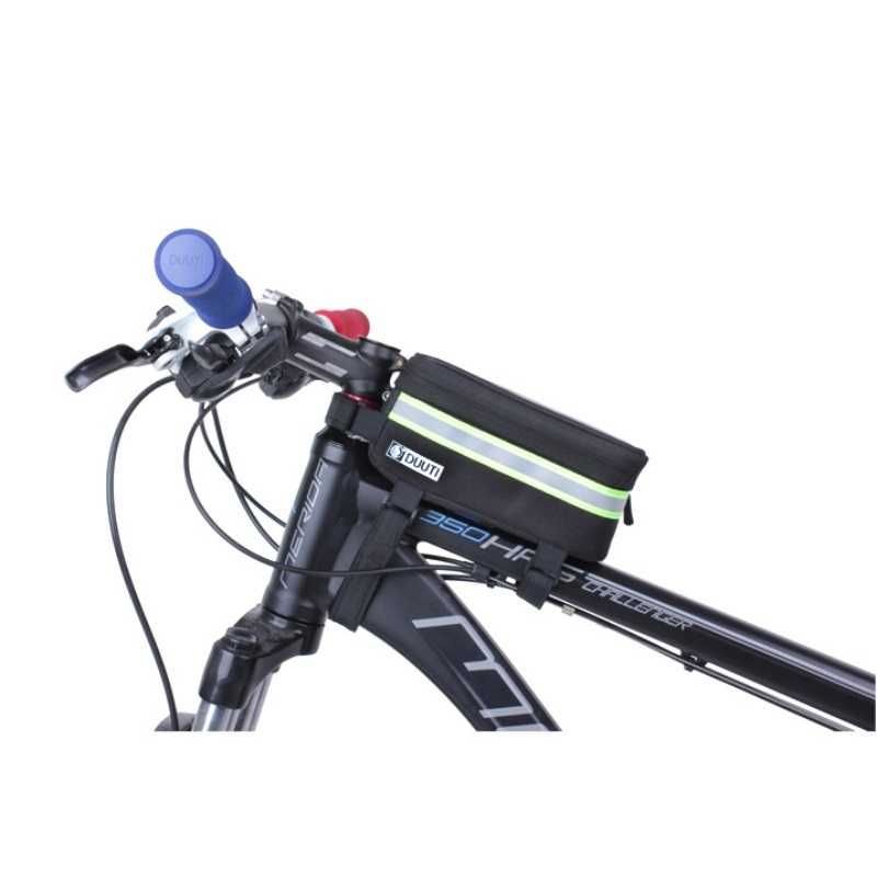 Сумка на раму велосипеда с держателем для телефона до 6”5 дюймов.
