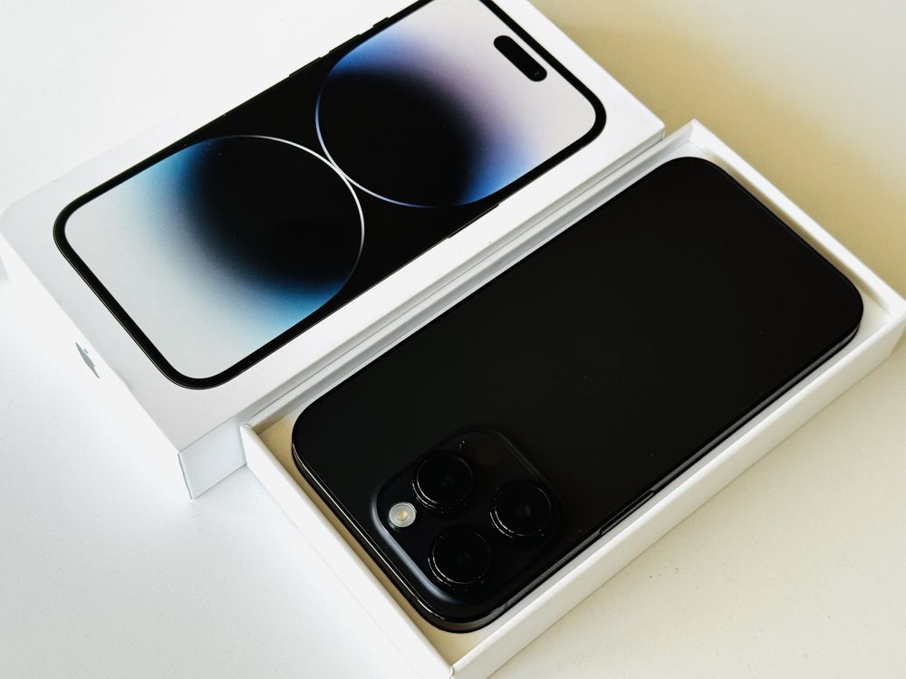 НОВ! Iphone 14 Pro 128GB Black Гаранция 1 година