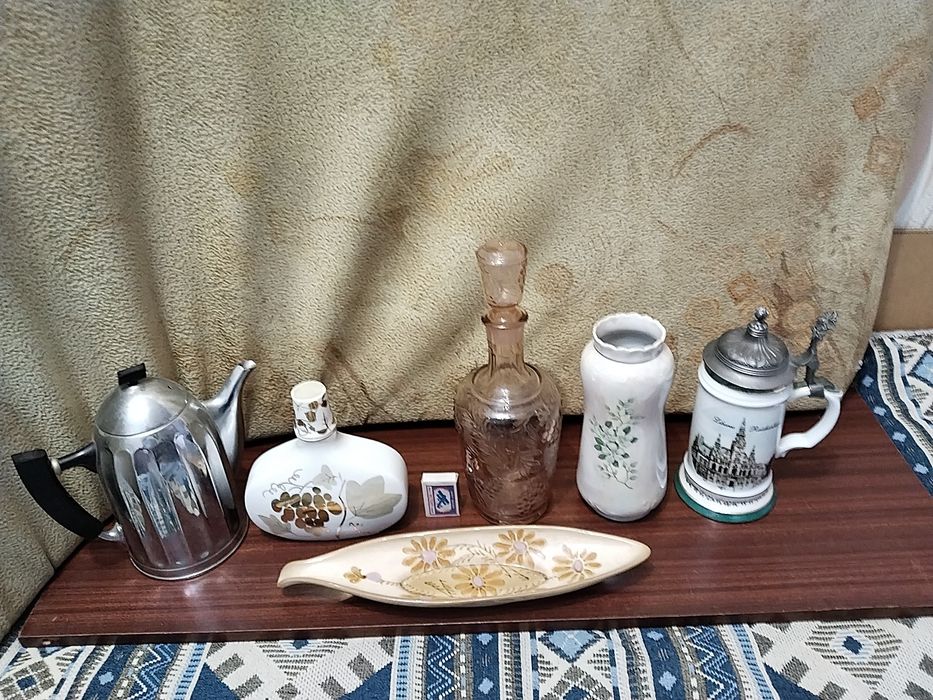 Чайник, Штоф, Рыбница, Ваза, Графин