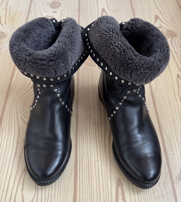 Сапоги “Nursace” Турция, кожа100% и мех, разм. 36-36,5