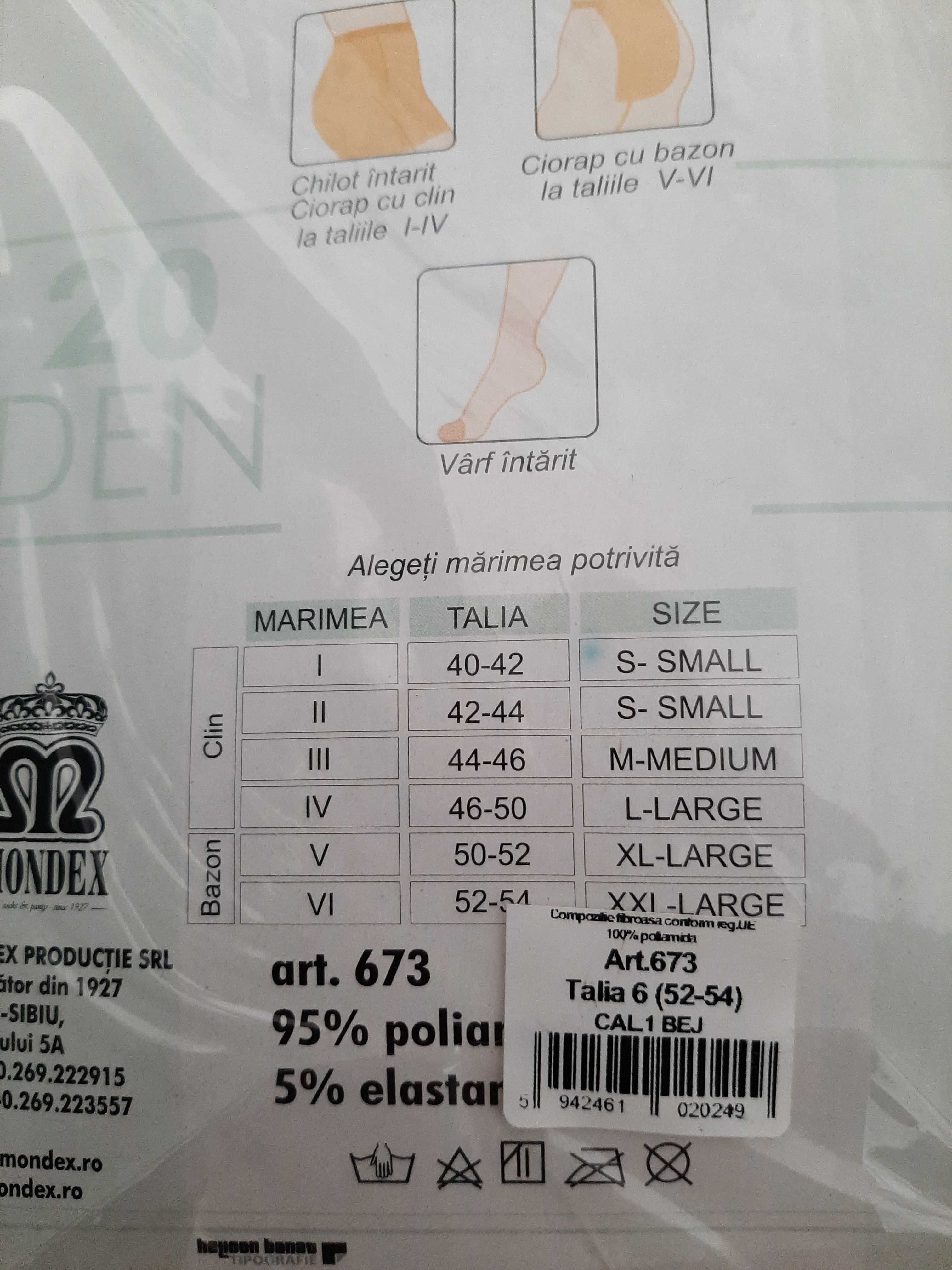 Dresuri Mondex noi talia 6/XL