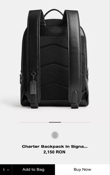 Rucsac piele Coach Charter